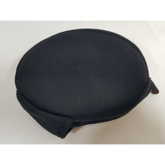 Beats by Dre Soft Case for Headphones Bag Black Red Zipper Pouch NO HEADPHONES - Picture 3 of 8